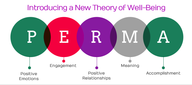 PERMA model image from Practical Psychology