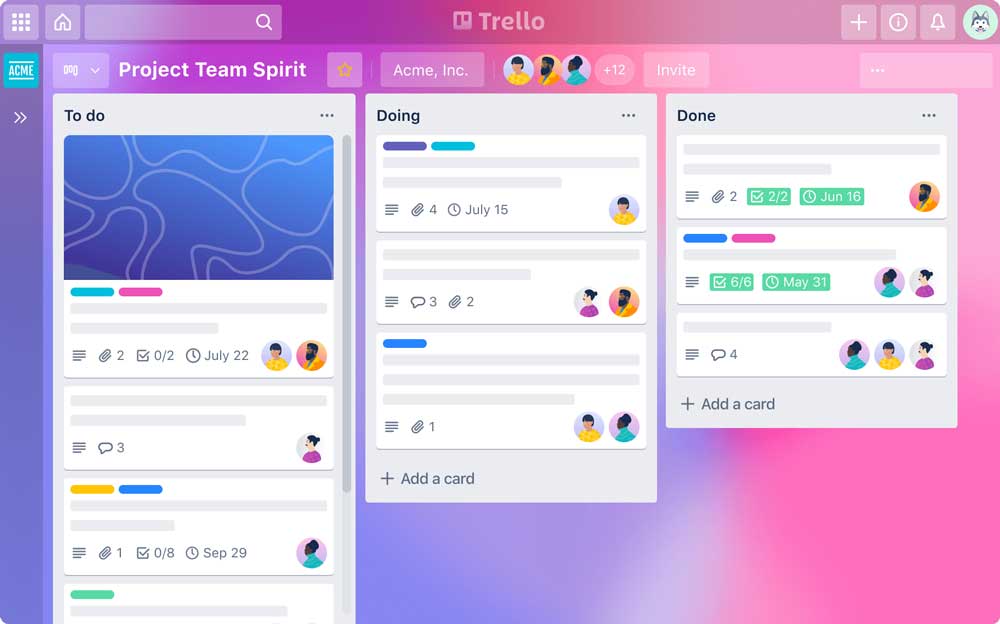 Organize your workflow while hybrid working with Trello