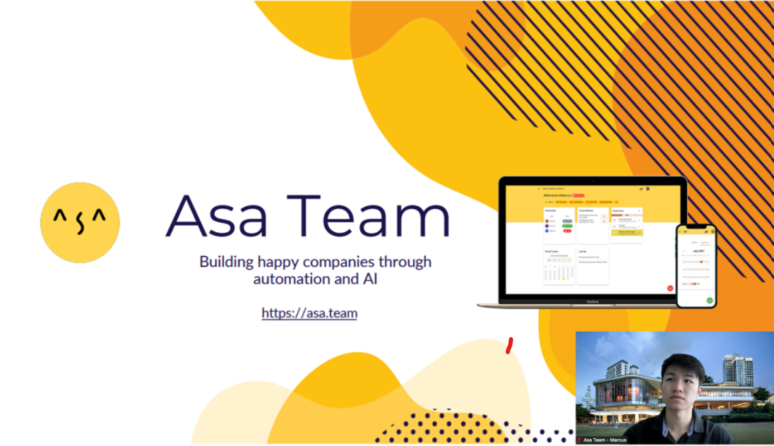 Asa Team, a workplace mental wellness tech startup, secured first funding in VIP@SoC pitch