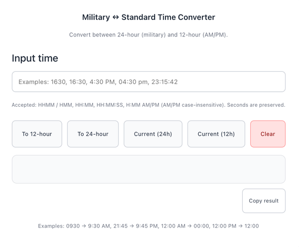Military Time Explained: A 24‑Hour Converter with a Handy Conversion Chart